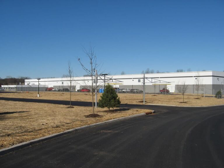 Completed Roadway at FedEx Ground Warehouse