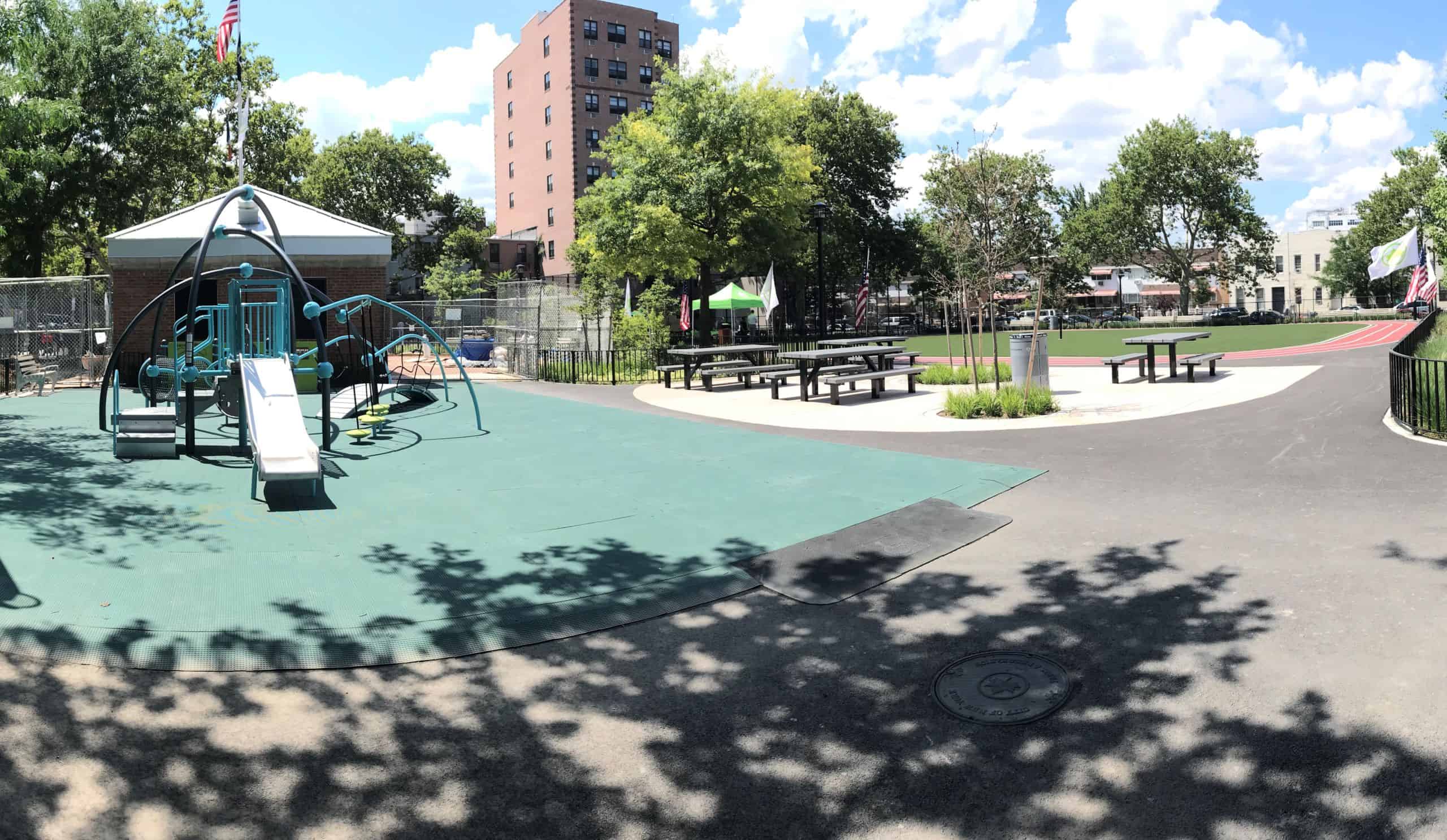 Newly Opened NYC Park, Stockton Playground