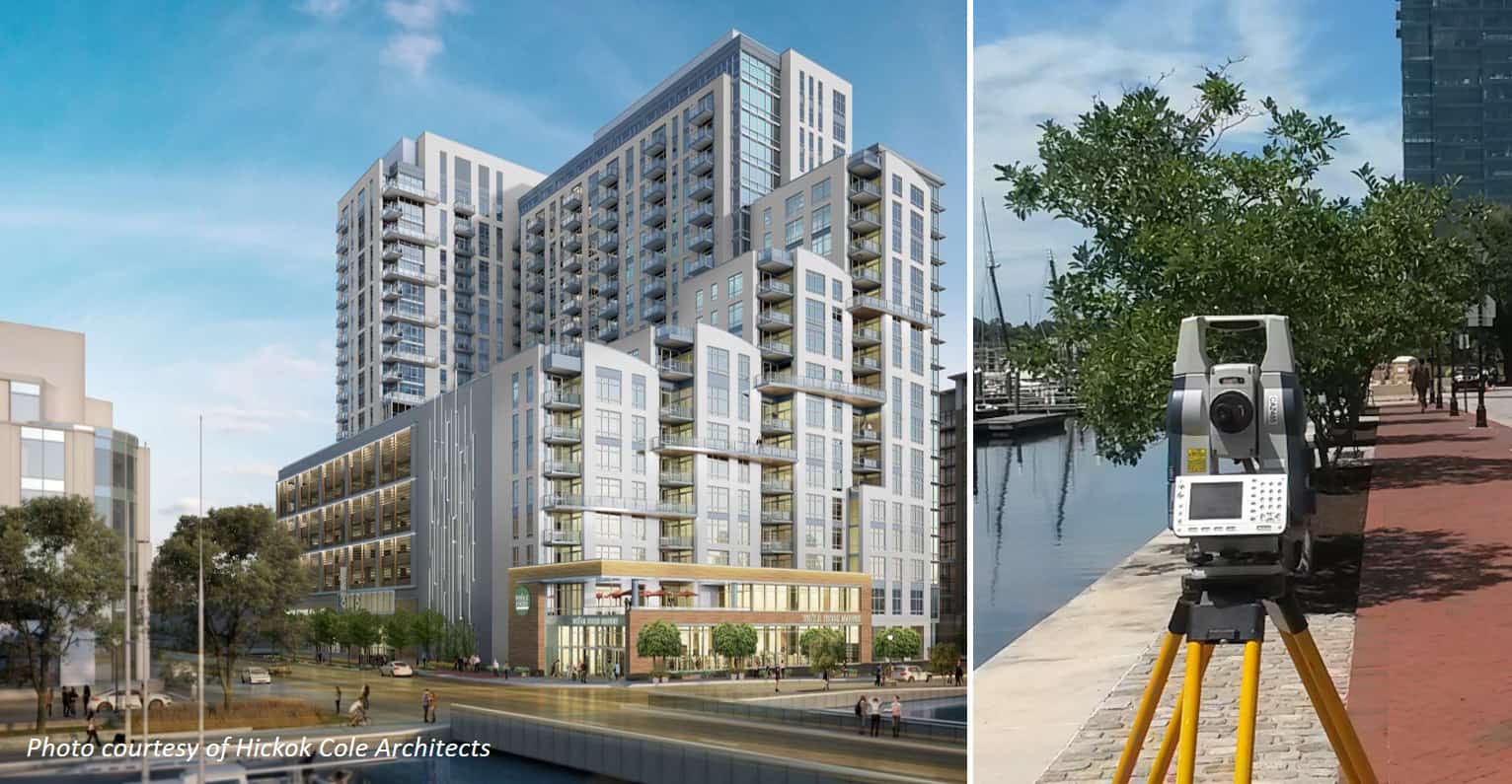 Rendering and Survey of Liberty Harbor East