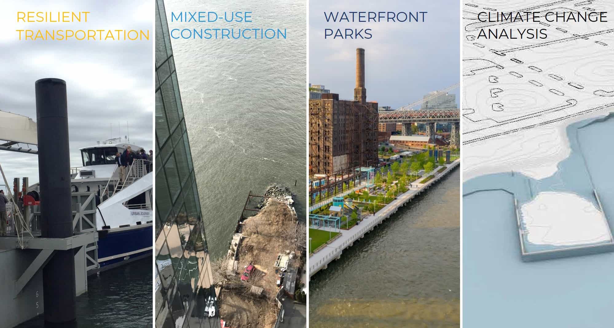 Examples of Various Types of Waterfront Builds