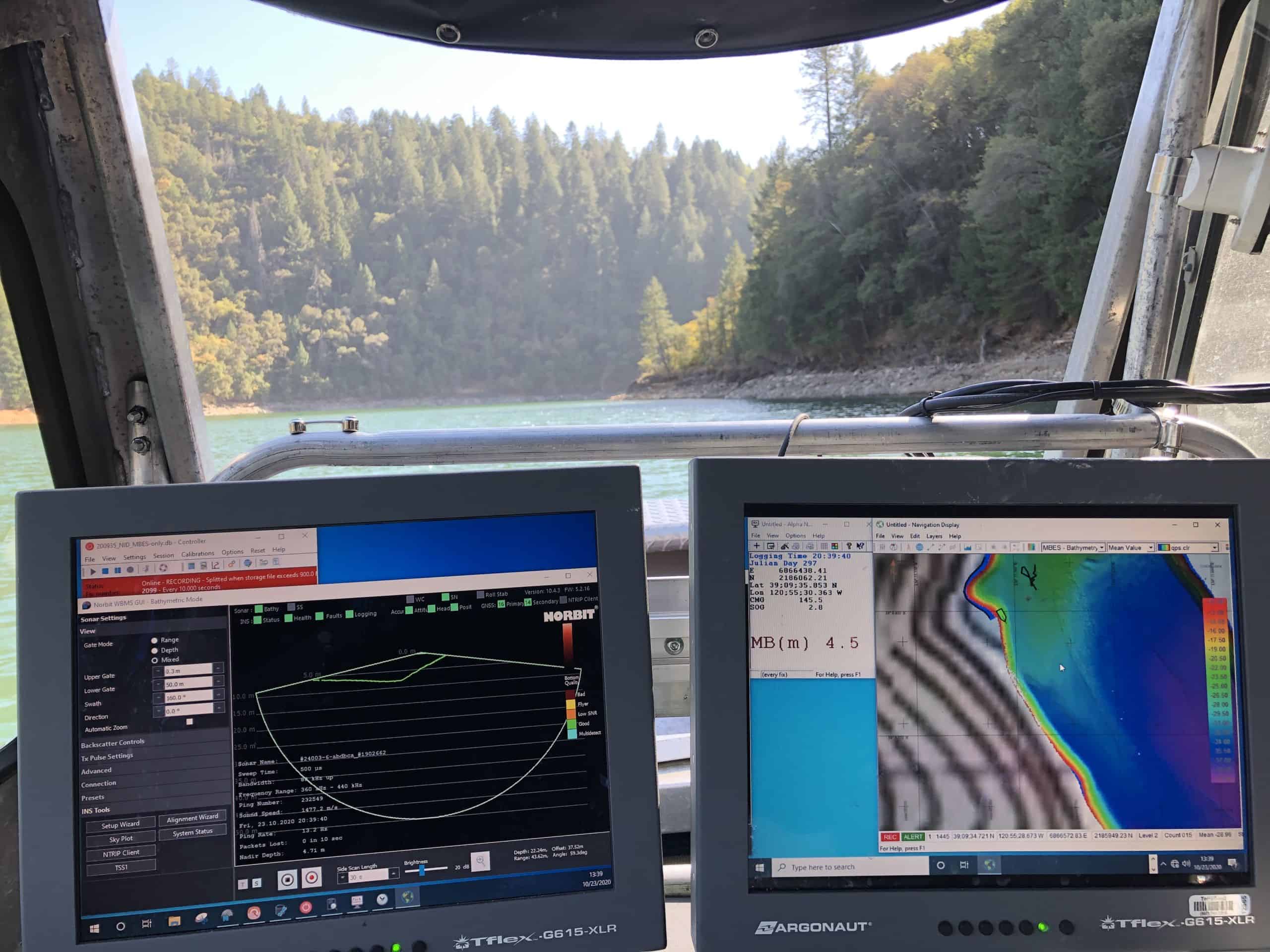 Bathymetric Mapping of California Reservoirs