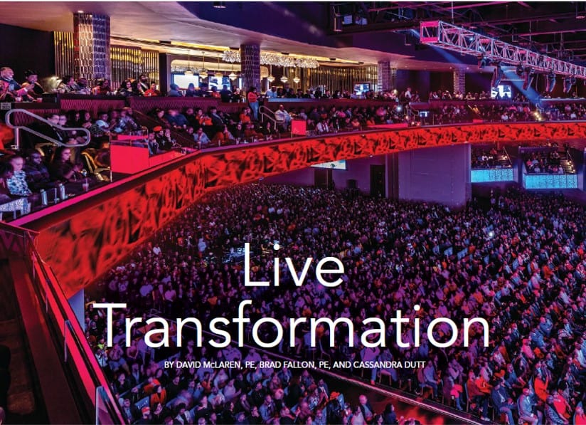 The Transformation of Entertainment Superstructure The Hall at Live!