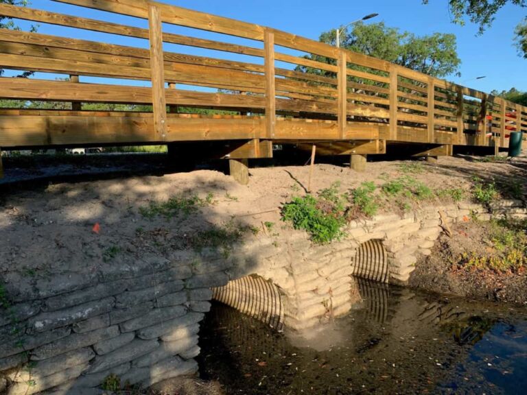 Pasco-Hernando State College Health and Wellness Trail Timber Pedestrian Bridges