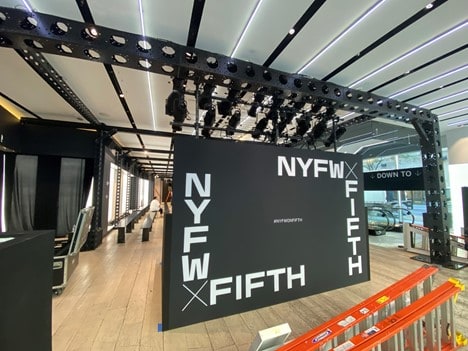 Engineering NYFW x FIFTH runway for 2021 Fall Fashion Week