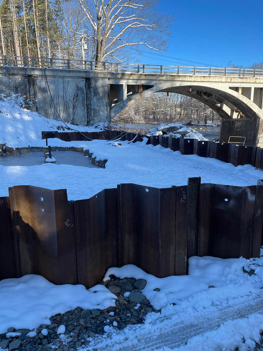 Five Arches Bridge Replacement Cofferdams