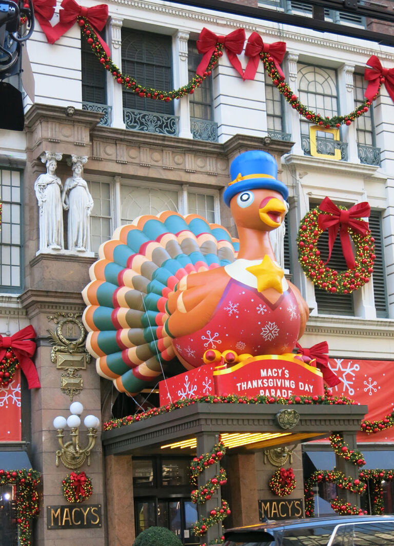 Macy’s Thanksgiving Day Parade 2022 - Tom Turkey mascot - McLaren Engineering Group