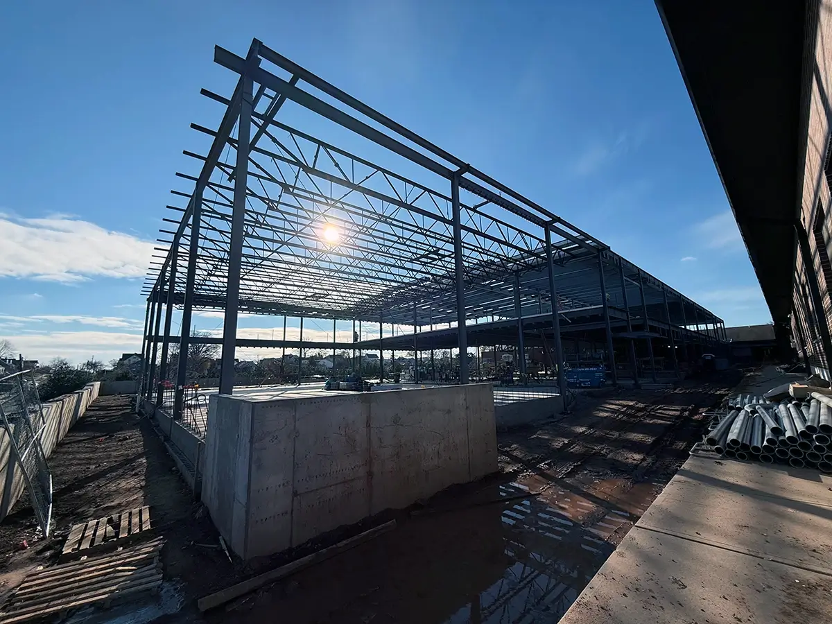 Construction of Rendering of Highland Avenue Learning Annex and Recreation Center