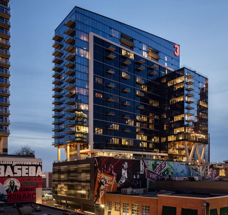 Three Light Luxury Apartments in Kansas City's Power & Light District