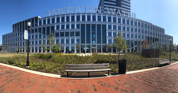 Metal Panel Facade Delegated Design for American Water Headquarters in Camden, New Jersey