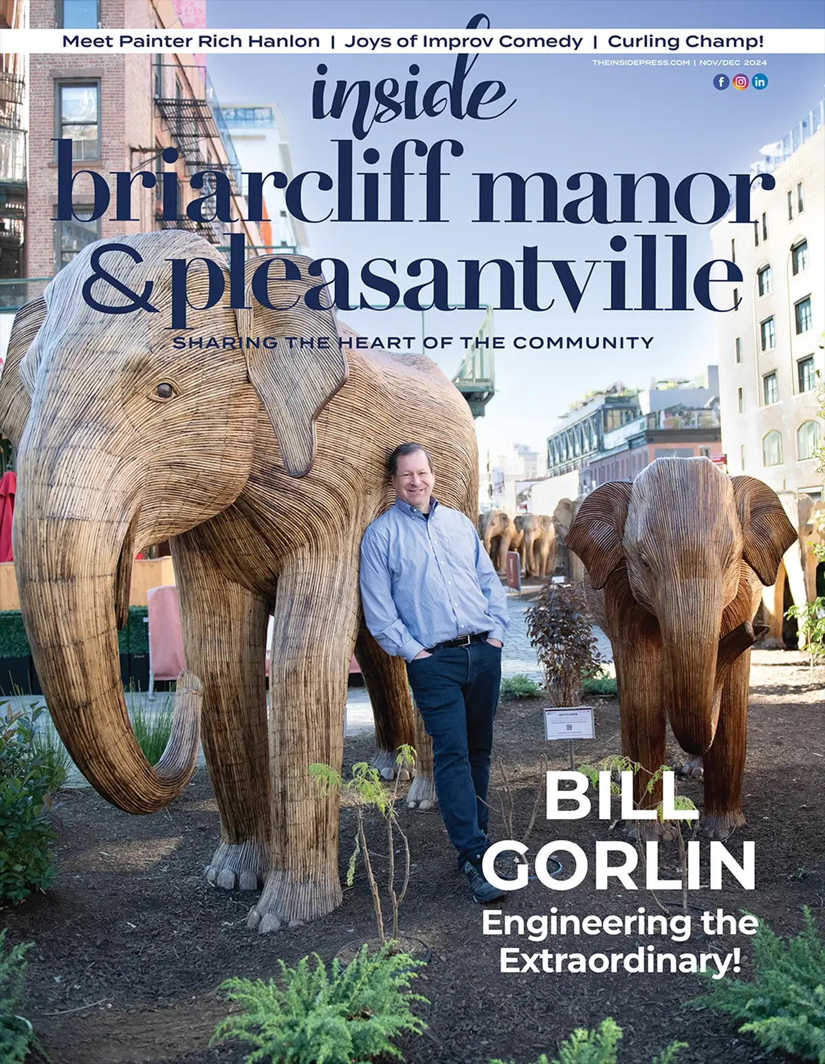 Bill Gorlin on the cover of The Inside Magazine