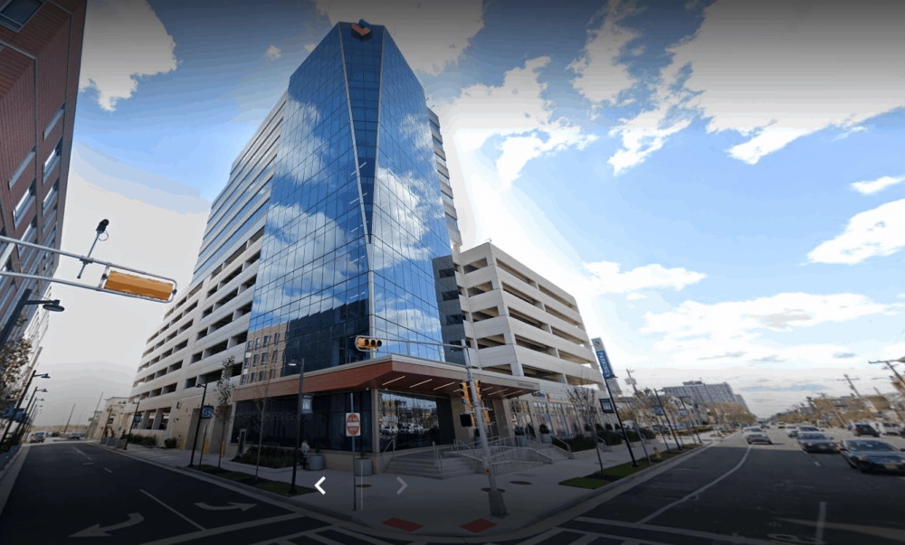 View of South Jersey Gas Curtainwall Glass at Headquarters 