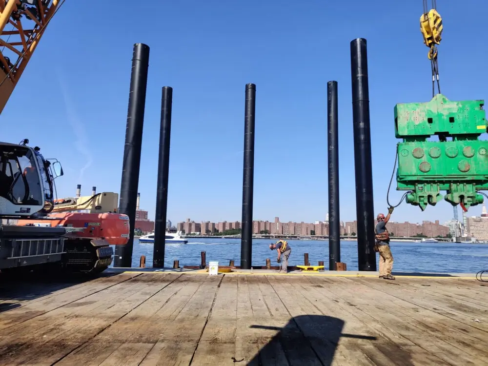 Construction of the Greenpoint Ferry Landing - McLaren Engineering Group